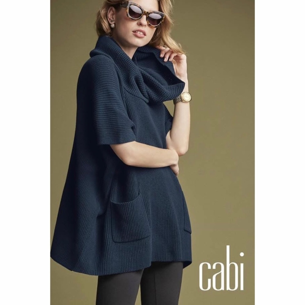 CAbi Sweater Flex Poncho - Picture 2 of 8